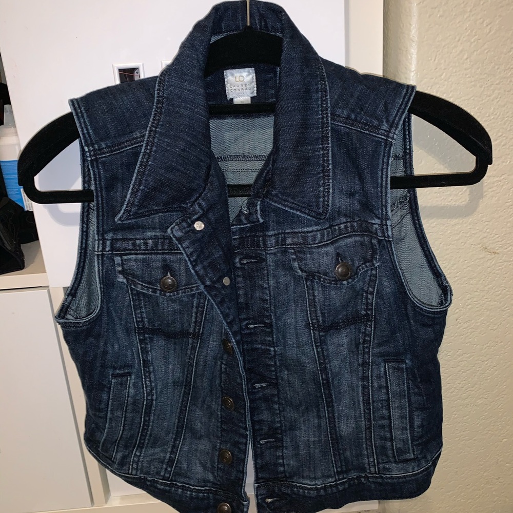 Lauren Conrad Denim Vest